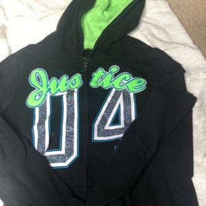 Justice zip up jacket